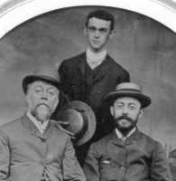 Garry Andrew Hough with sons George and Garry